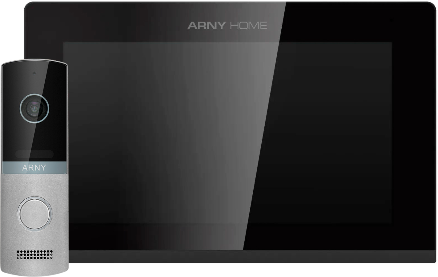 Комплект відеодомофону ARNY AVD-7423A Wi-Fi Black/Silver