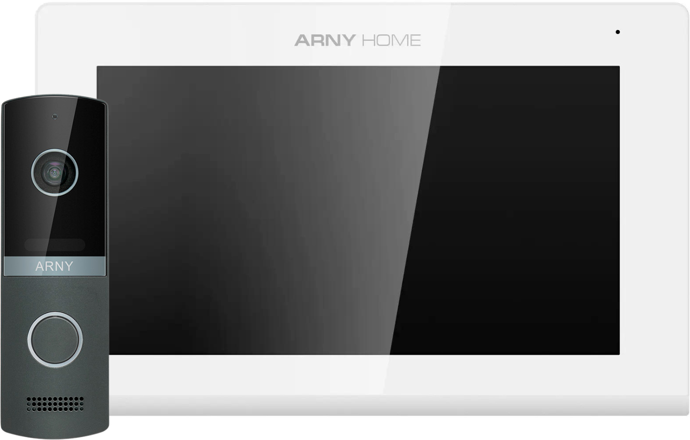Комплект відеодомофону ARNY AVD-7423A Wi-Fi White/Graphite