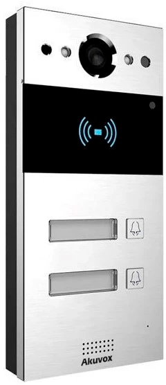 Вызывная панель Akuvox R20B X2 OW Silver цена 12138 грн - фотография 2