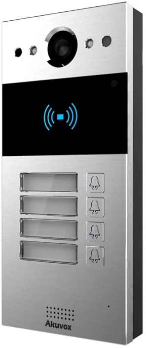 Вызывная панель Akuvox R20B X4 OW Silver цена 12978 грн - фотография 2