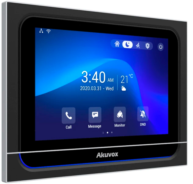 Видеодомофон Akuvox X933W Black цена 18858 грн - фотография 2