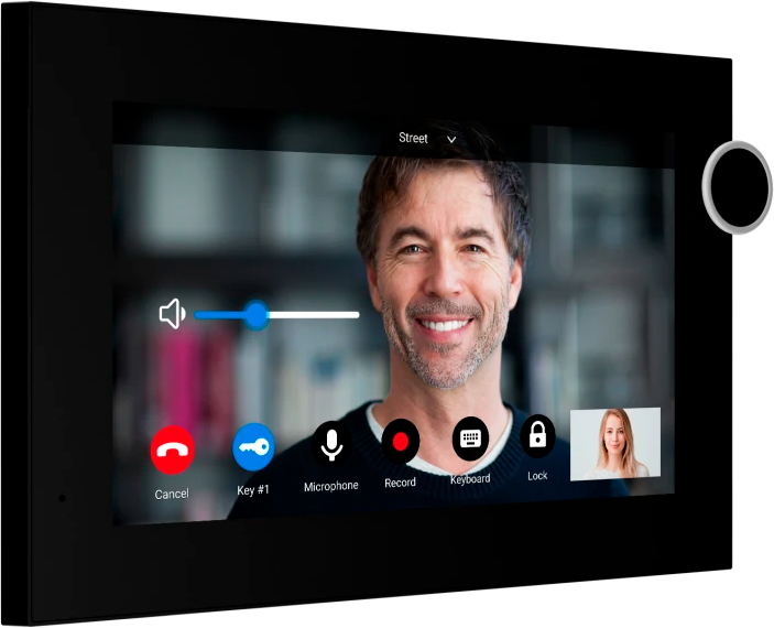 Відеодомофон Bas-IP AZ-07L Black ціна 9675 грн - фотографія 2