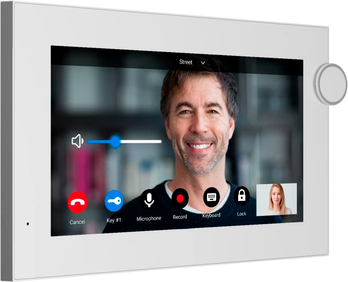 Відеодомофон Bas-IP AZ-07L White ціна 7653 грн - фотографія 2