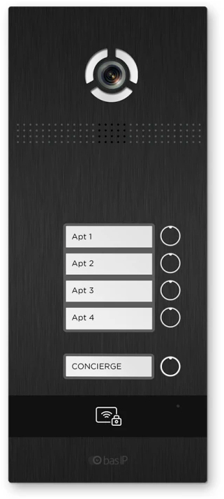 Вызывная панель Bas-IP BI-04FB Black