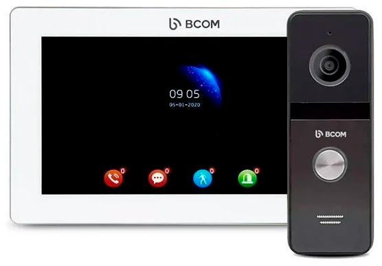 Комплект відеодомофону Bcom BD-770FHD Kit White