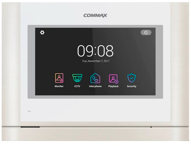 Видеодомофон Commax CDV-704MF White цена 9840 грн - фотография 2