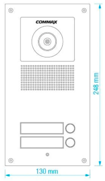 в продаже Вызывная панель Commax DRC-2UC Silver - фото 3
