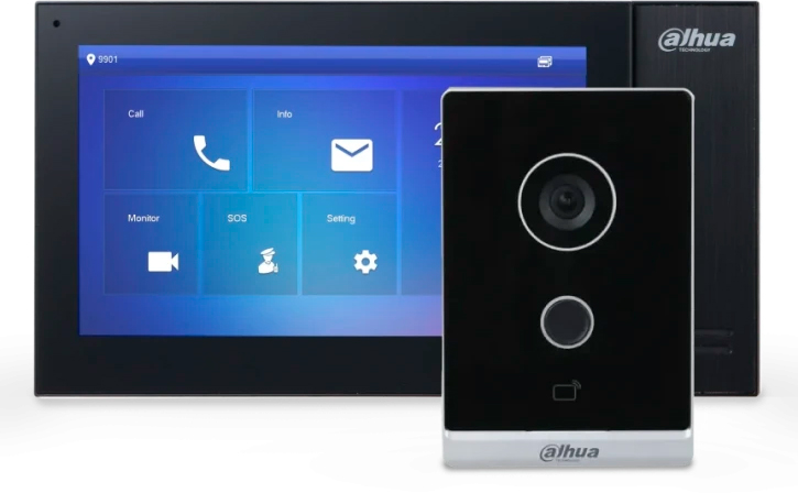 Dahua Technology DHI-VTO2211G-WP-S2 + DHI-VTH2421FB-P