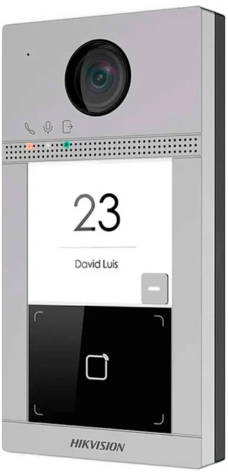 Вызывная панель Hikvision DS-KV8113-WME1(B)/Flush Silver цена 0 грн - фотография 2