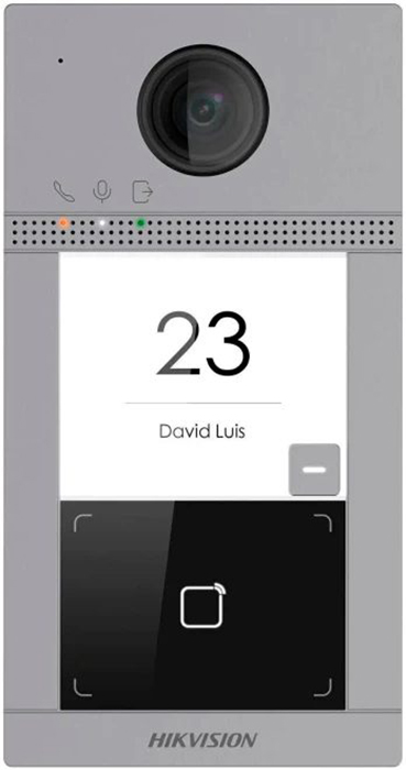 Вызывная панель Hikvision DS-KV8113-WME1(B)/Flush Silver