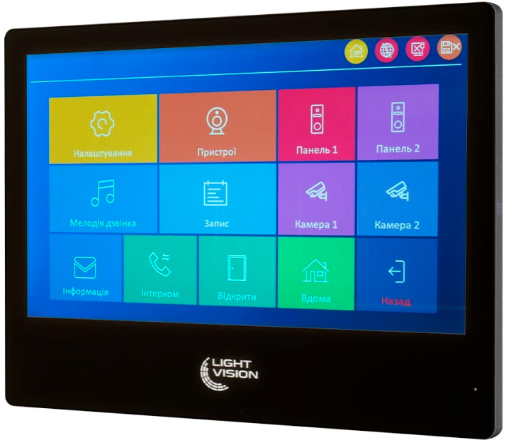 Відеодомофон Light Vision SINGAPORE (AI) FHD Black (82-00239) ціна 10440 грн - фотографія 2