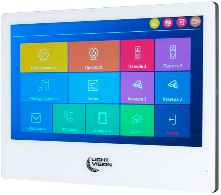 Відеодомофон Light Vision SINGAPORE (AI) FHD White (82-00238) ціна 10440 грн - фотографія 2