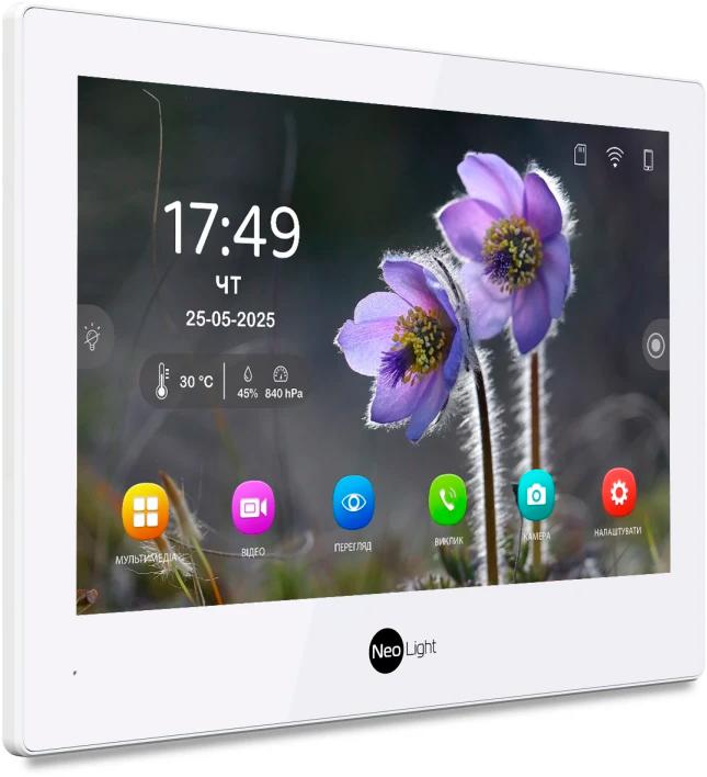 Комплект відеодомофону NeoLight ALPHA Hybrid HD Kit Black ціна 12090 грн - фотографія 2
