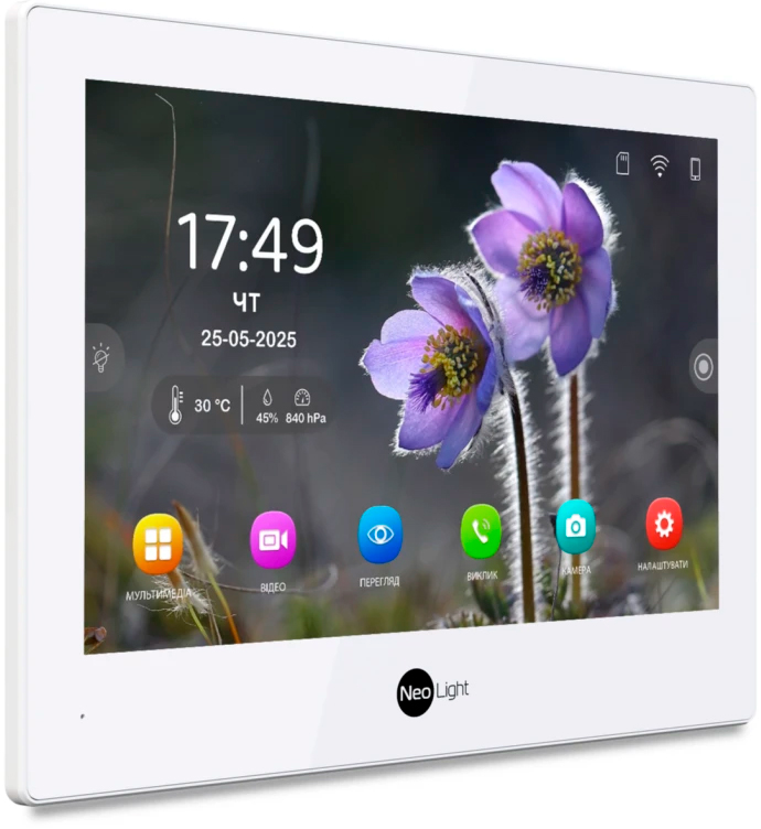 Комплект відеодомофону NeoLight ALPHA Hybrid HD Kit Graphite ціна 11680 грн - фотографія 2