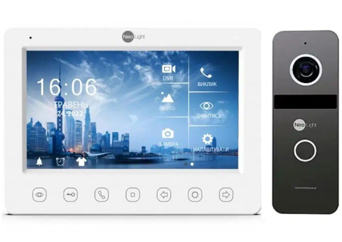 Комплект відеодомофону NeoLight KAPPA HD Kit Graphite в Києві