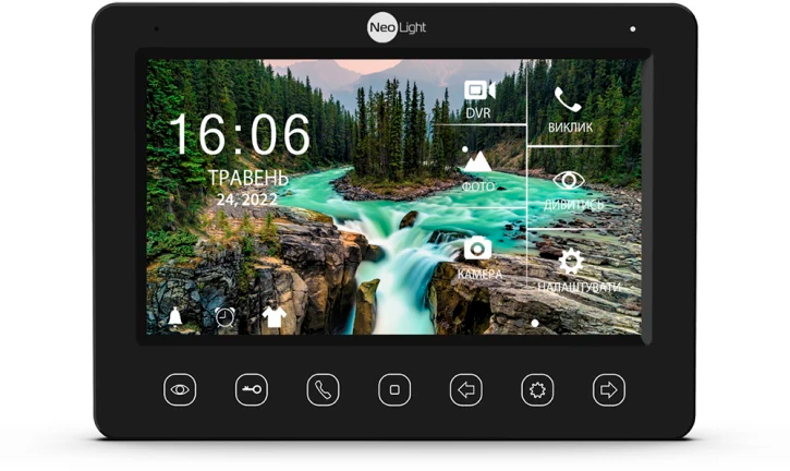 Відеодомофон NeoLight KAPPA+ HD Black ціна 6459 грн - фотографія 2
