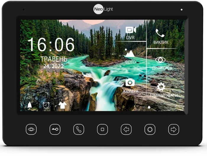 Відеодомофон NeoLight KAPPA+ HD Black