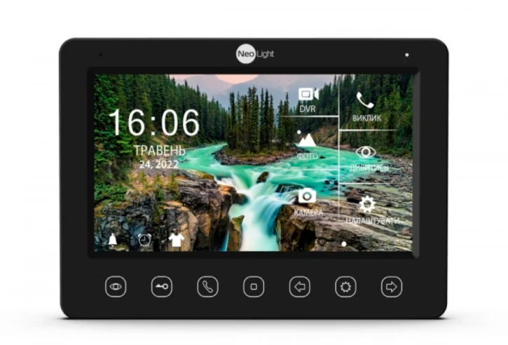 Відеодомофон NeoLight KAPPA+ HD WF Black