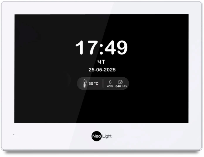 Відеодомофон NeoLight MEZZO Hybrid White ціна 14130 грн - фотографія 2