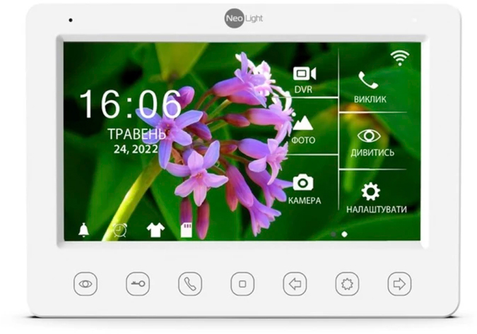 Комплект відеодомофону NeoLight NeoKIT HD WiFi Black ціна 10290 грн - фотографія 2