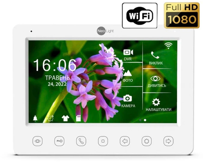 в продажу Комплект відеодомофону NeoLight NeoKIT HD WiFi Black - фото 3