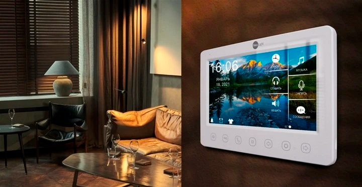 Комплект відеодомофону NeoLight NeoKIT HD WiFi Black характеристики - фотографія 7