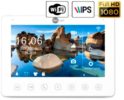 в продажу Комплект відеодомофону NeoLight NeoKIT HD+ WiFi Silver - фото 3