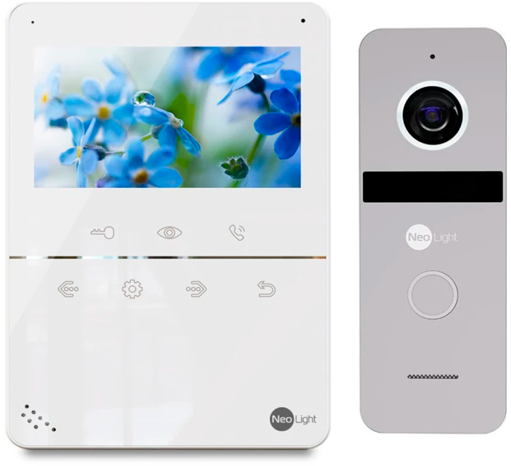 Комплект відеодомофону NeoLight TETTA Kit Silver