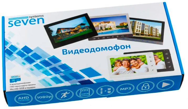 Комплект видеодомофона SEVEN DP-7574 KIT White отзывы - изображения 5
