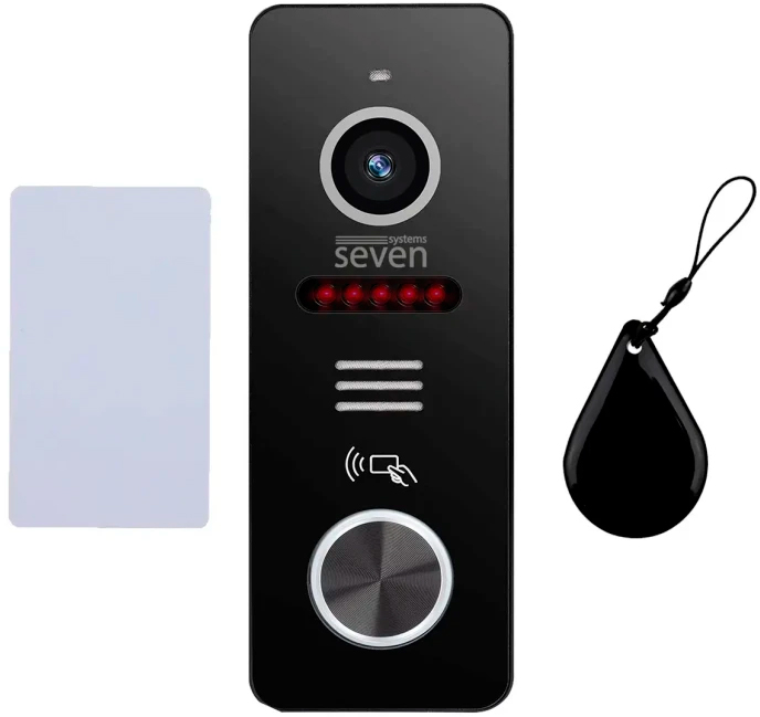 Вызывная панель SEVEN CP-7500FHD-Wi-Fi Black цена 4458 грн - фотография 2