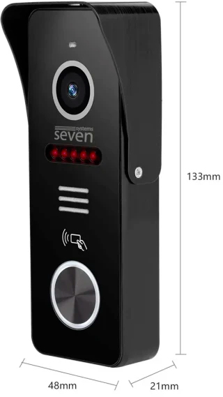 Вызывная панель SEVEN CP-7500FHD-Wi-Fi Black характеристики - фотография 7