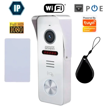 Вызывная панель SEVEN CP-7500FHD-Wi-Fi White обзор - фото 11
