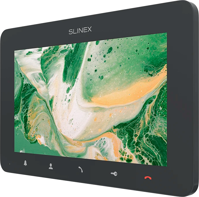Комплект видеодомофона Slinex SM-07 Graphite + ML-17HR Graphite цена 5460 грн - фотография 2