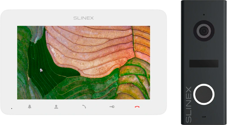 Комплект видеодомофона Slinex SM-07 White + ML-17HR Graphite