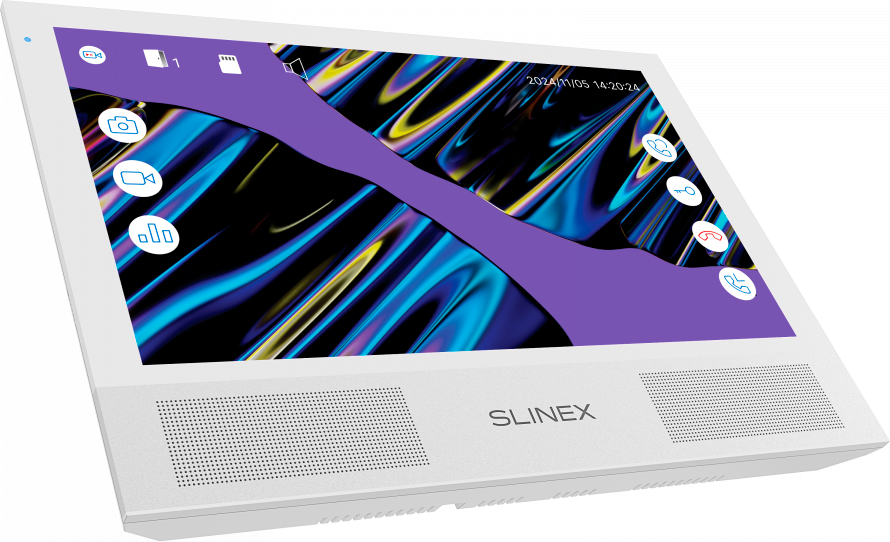 Видеодомофон Slinex Sonik 10 Black/Marsala цена 10538 грн - фотография 2
