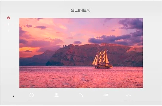 Комплект видеодомофона Slinex SQ-07MTHD + ML-20HD White/Black цена 8755 грн - фотография 2