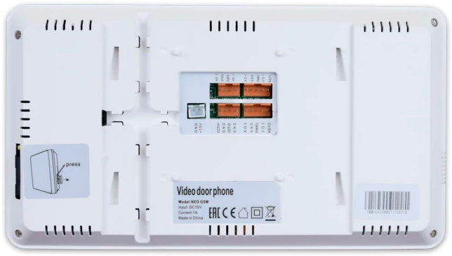 Видеодомофон Tantos Neo GSM 7" White цена 5805 грн - фотография 2