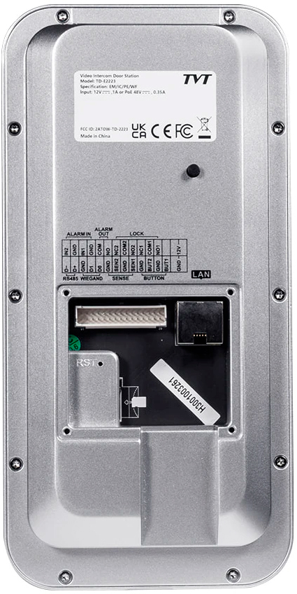 в продаже Видеодомофон TVT TD-E2223-EM/IC/PE/WF Black (82-00403) - фото 3
