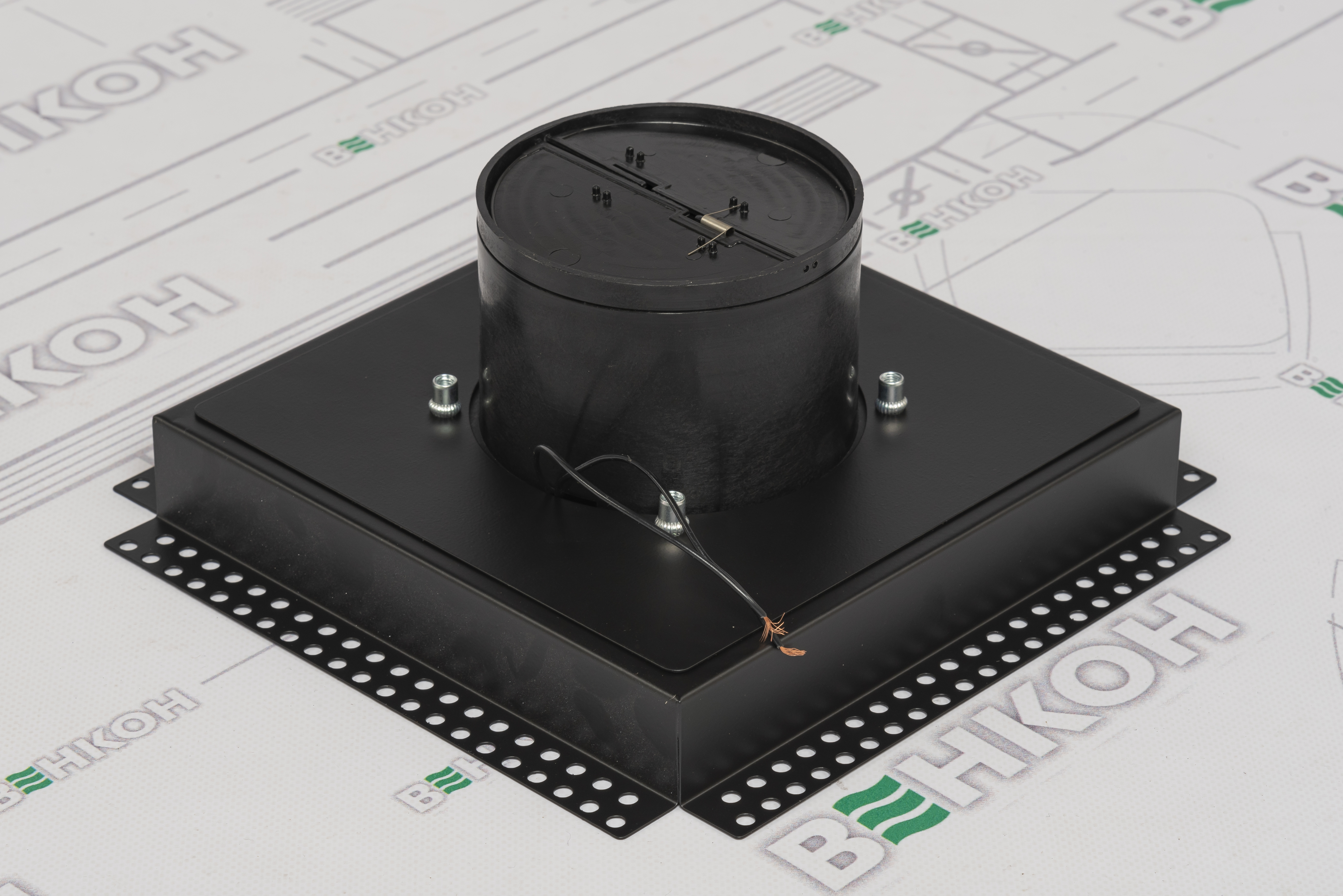 в продажу Витяжний вентилятор SAVA MS-100 HT Black - фото 3