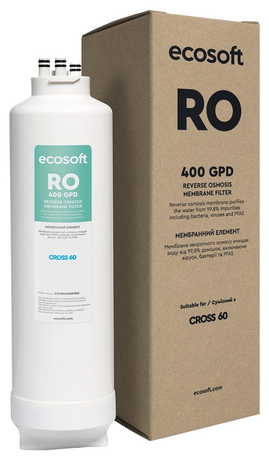 Мембрана Ecosoft 400 GPD для CROSS60 (CSVRO400DFRO) відгуки - зображення 5