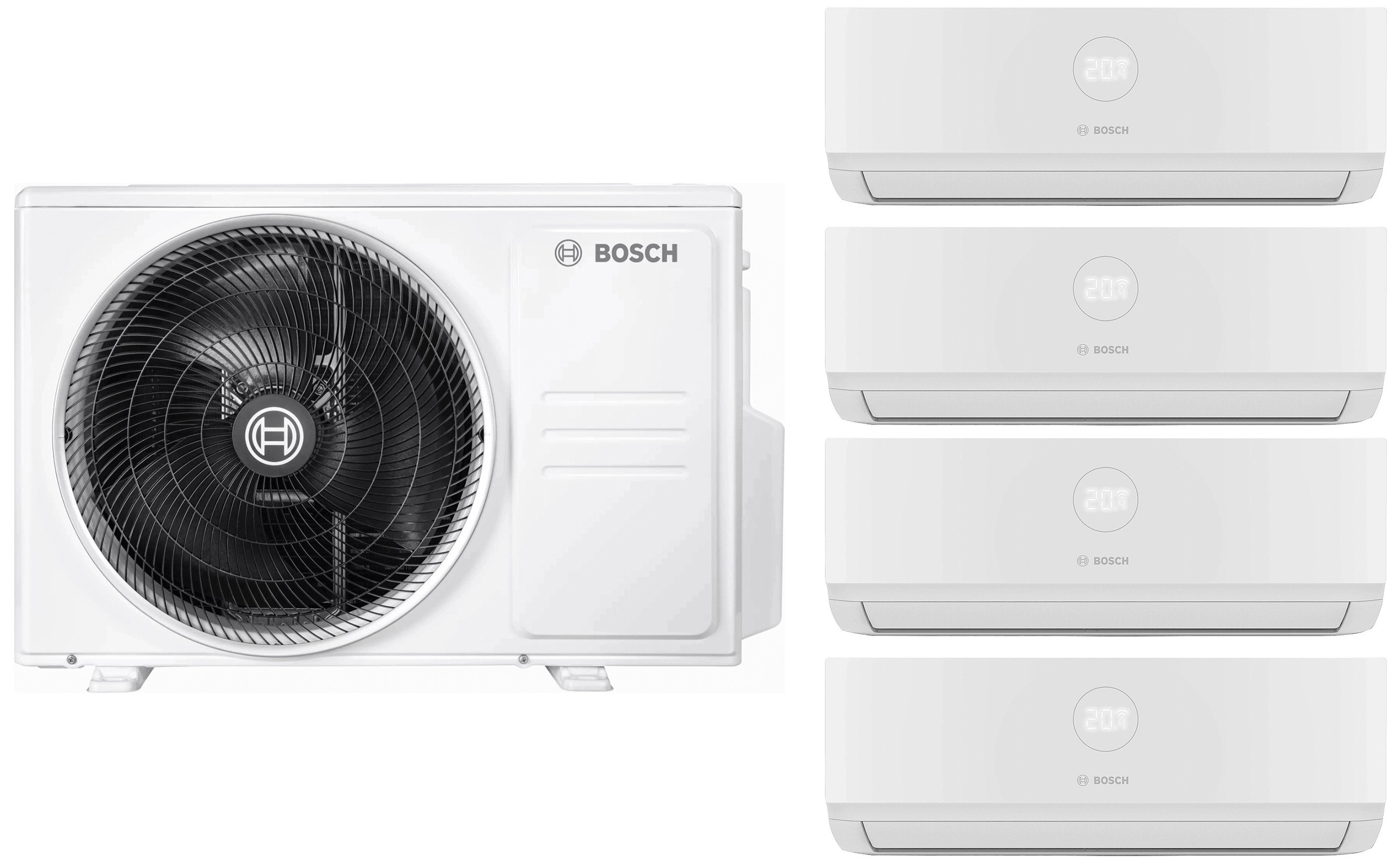Комплект мульти-сплит системы Bosch Climate CL3000iU Multi 84 (7+7+7+7)