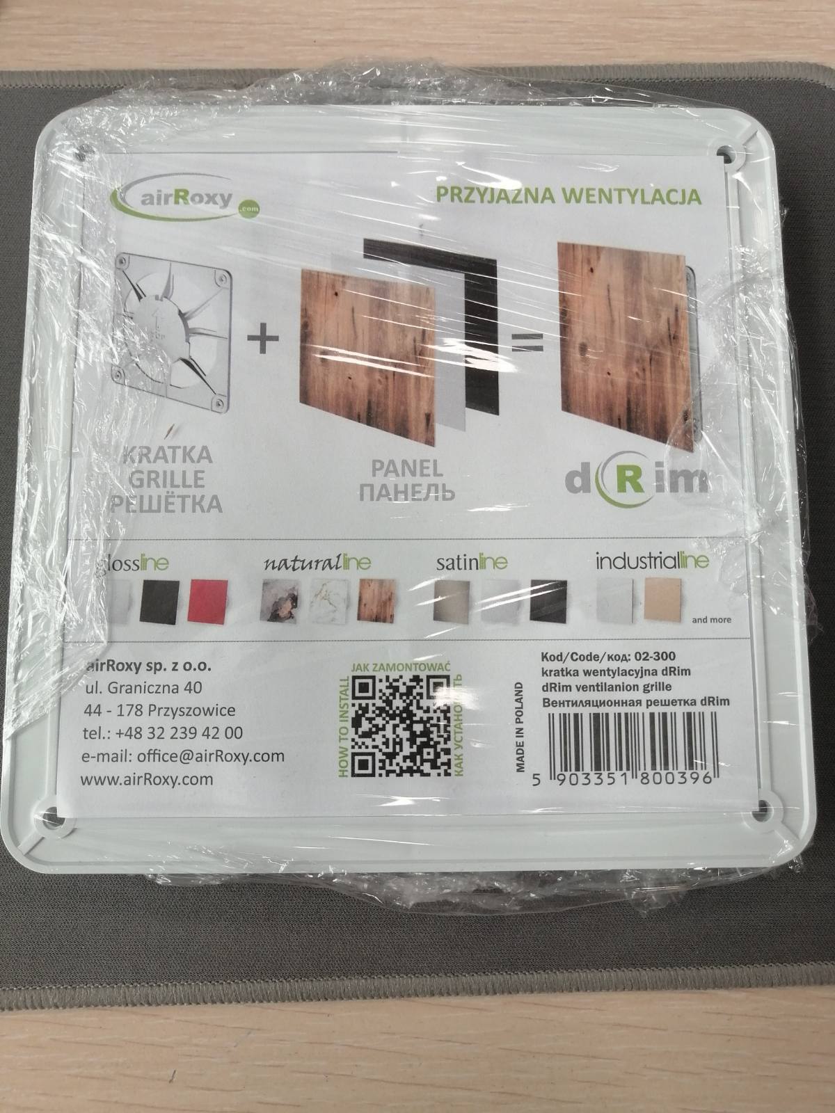 в продаже Решетка для панели AirRoxy 100/125 GRILL (02-300) уценка - фото 3