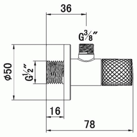 Kludi 1584605-00 Габаритные размеры