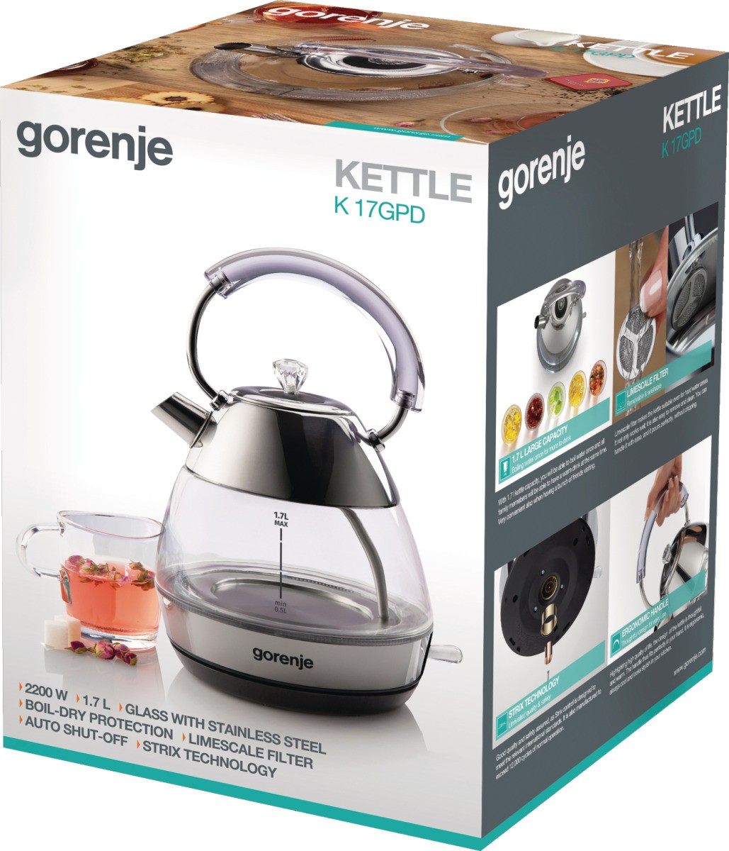 Электрочайник Gorenje K17GPD обзор - фото 8