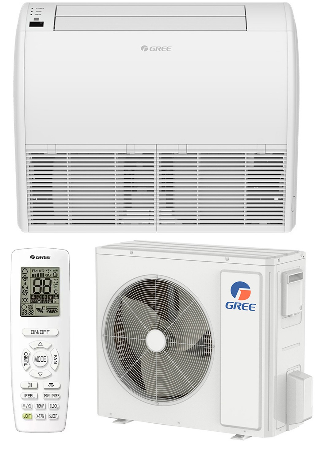 Кондиционер сплит-система Gree U-Match GUD140ZD1/A-S/GUD140W1/NhA-X