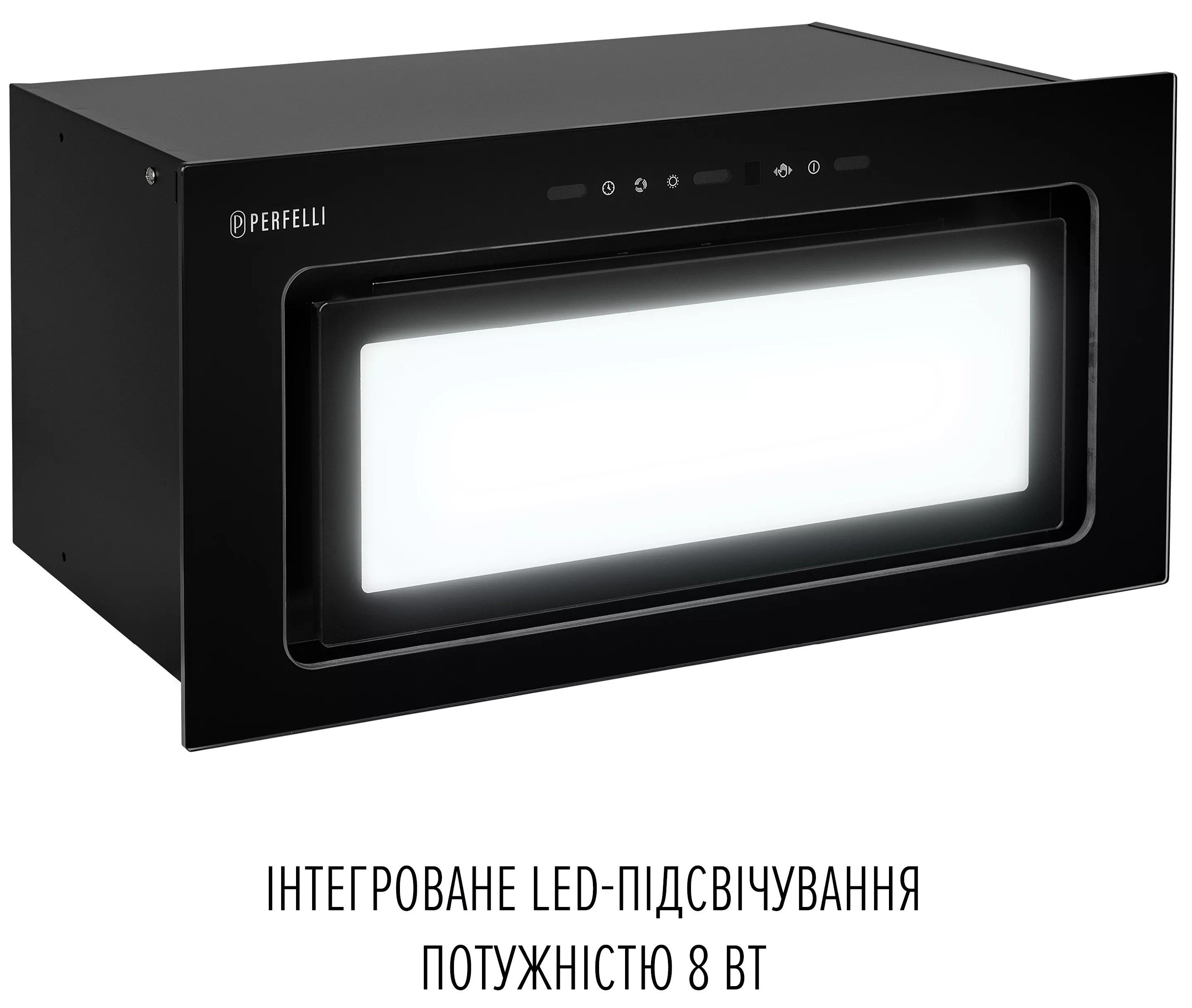 Кухонная вытяжка Perfelli Design Vision 6 Nero Silenzio отзывы - изображения 5