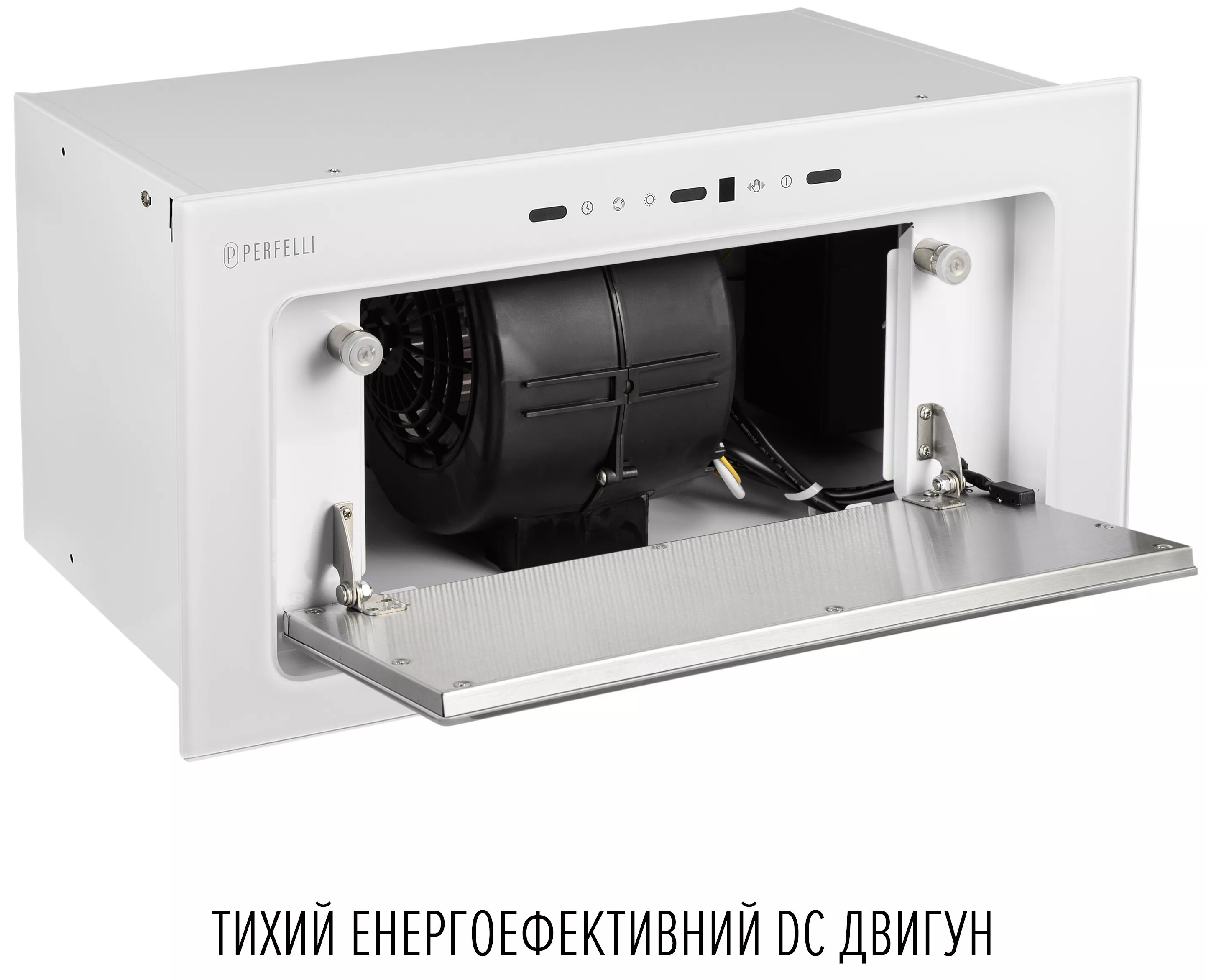 Кухонная вытяжка Perfelli Design Vision 6 Bianco Silenzio обзор - фото 11