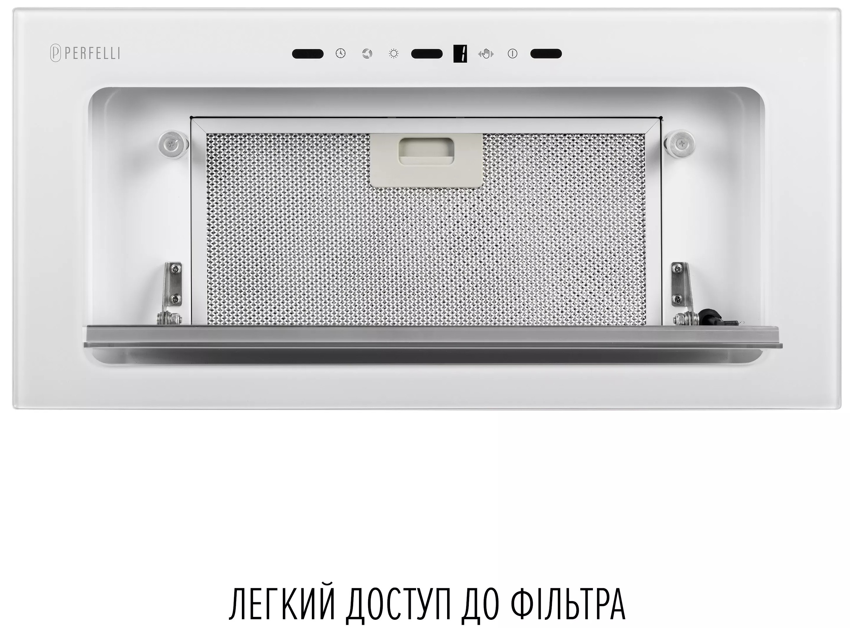 Кухонная вытяжка Perfelli Design Vision 6 Bianco Silenzio обзор - фото 8