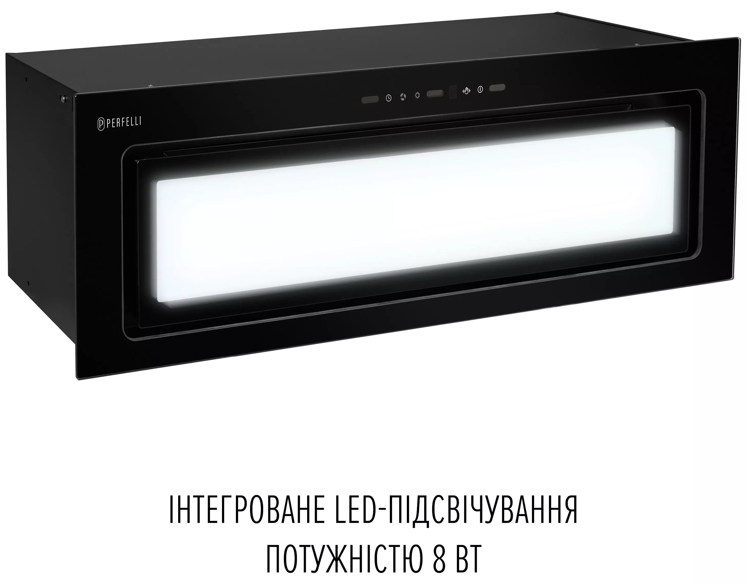 в продаже Кухонная вытяжка Perfelli Design Vision 9 Nero Silenzio - фото 3