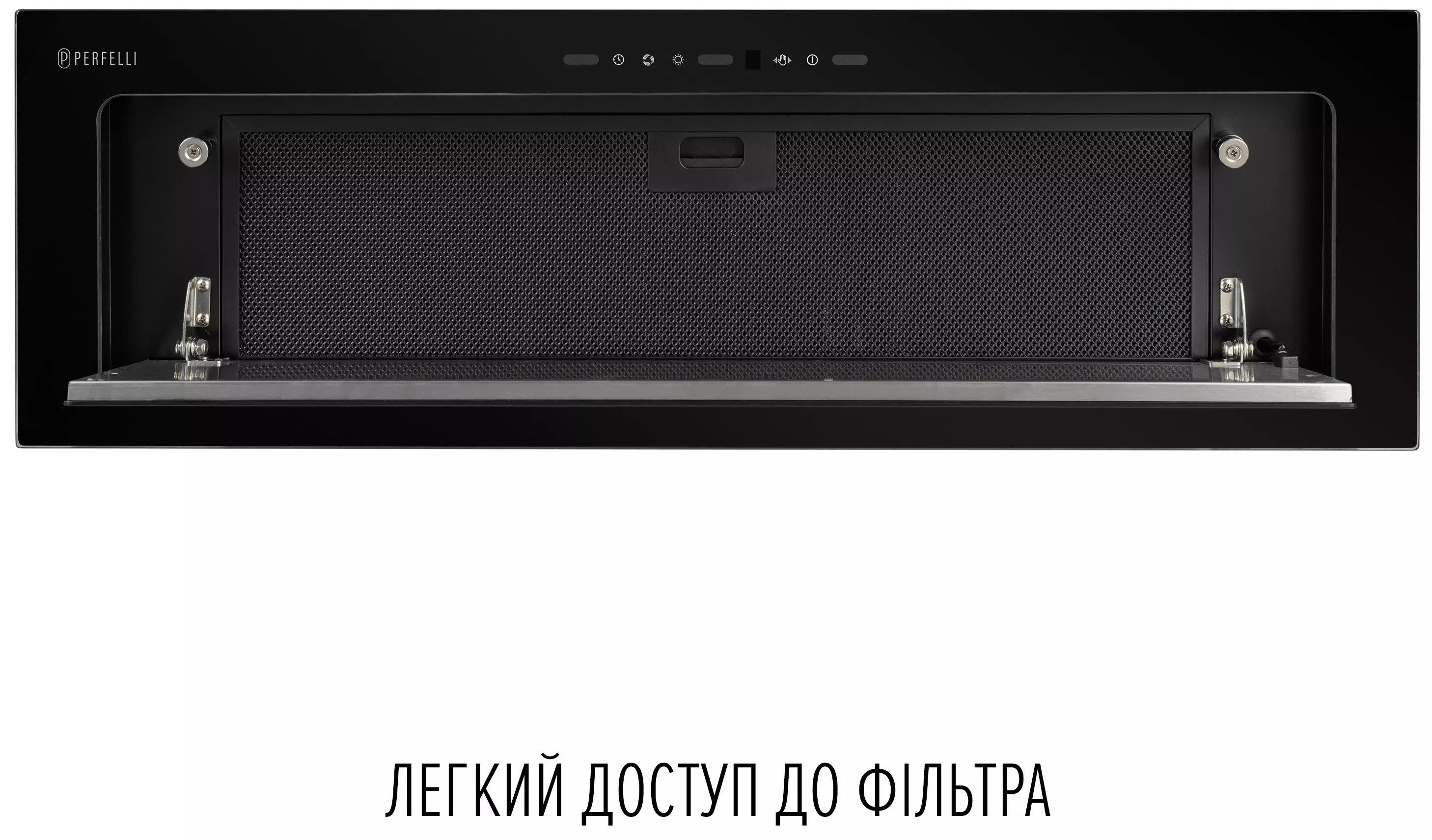 Кухонная вытяжка Perfelli Design Vision 9 Nero Silenzio обзор - фото 8